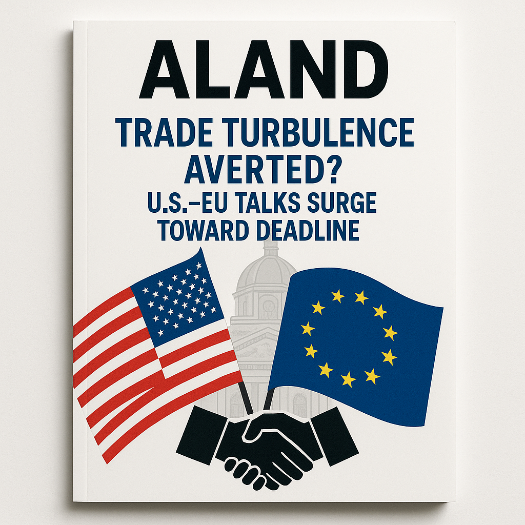 ALAND Magazine Cover – U.S.–EU Trade Talks Near Deadline
